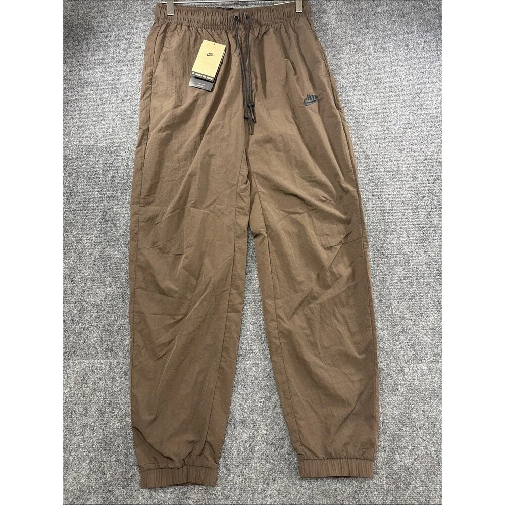 Nike Sportswear Woven Track Pants Brown Men’s Small NWT Move To Zero Joggers